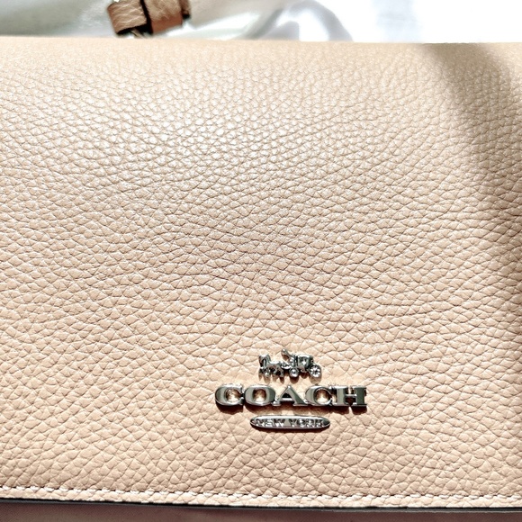Brand-new with tag COACH Anna Foldover Crossbody Clutch - Picture 4 of 8